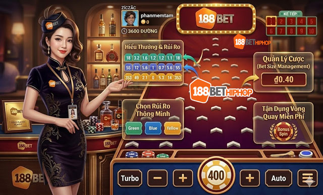 Chiến thuật quản lý vốn và mẹo chọn mức rủi ro khi chơi Zíc Zắc nổ hũ tại 188BET